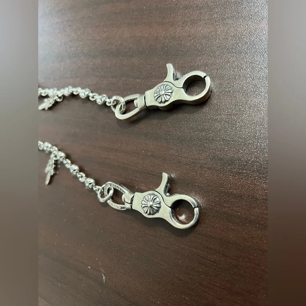 Chrome Hearts Silver Metal Key chain For Men